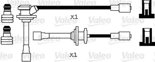 комплект запалителеи кабели VALEO 346083