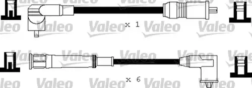 комплект запалителеи кабели VALEO 346171