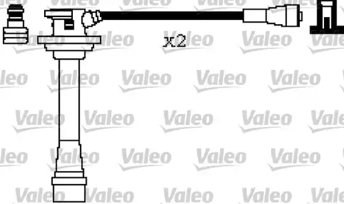 комплект запалителеи кабели VALEO 346187