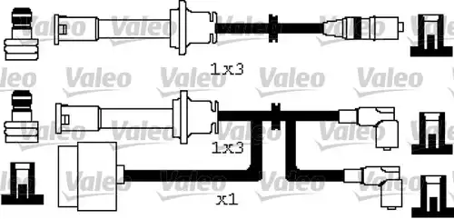 комплект запалителеи кабели VALEO 346249