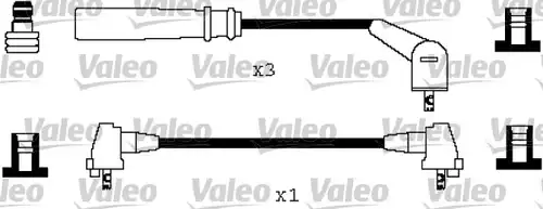 комплект запалителеи кабели VALEO 346267