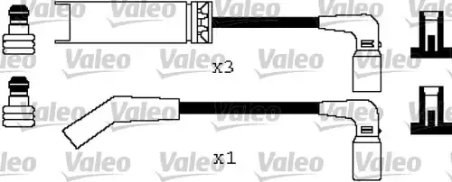 комплект запалителеи кабели VALEO 346355