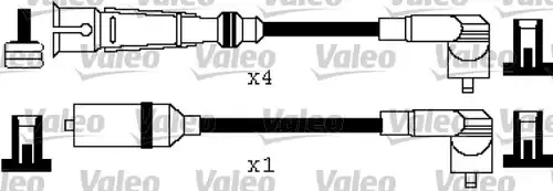 комплект запалителеи кабели VALEO 346362