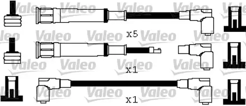 комплект запалителеи кабели VALEO 346377