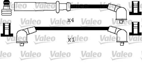 комплект запалителеи кабели VALEO 346436