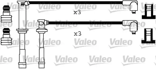 комплект запалителеи кабели VALEO 346455