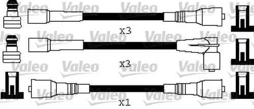 комплект запалителеи кабели VALEO 346474