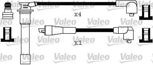 комплект запалителеи кабели VALEO 346495