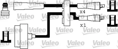 комплект запалителеи кабели VALEO 346525