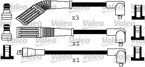 комплект запалителеи кабели VALEO 346529