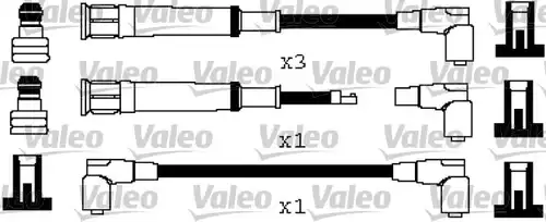 комплект запалителеи кабели VALEO 346577