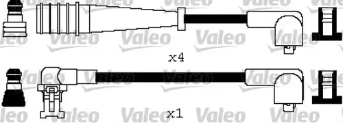 комплект запалителеи кабели VALEO 346605