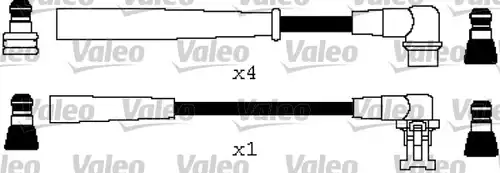 комплект запалителеи кабели VALEO 346608