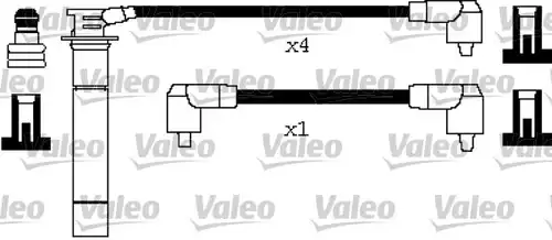 комплект запалителеи кабели VALEO 346619