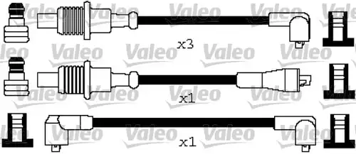 комплект запалителеи кабели VALEO 346650