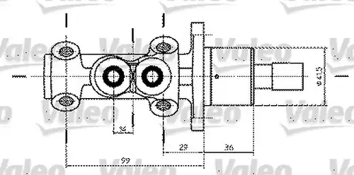 Спирачна помпа VALEO 350734