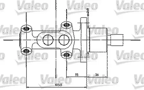 Спирачна помпа VALEO 350821