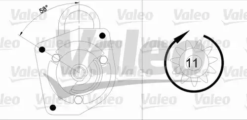 стартер VALEO 433301