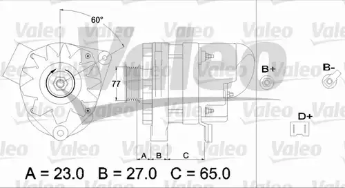 генератор VALEO 433452