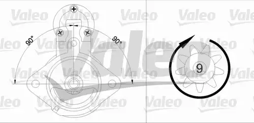 стартер VALEO 436040