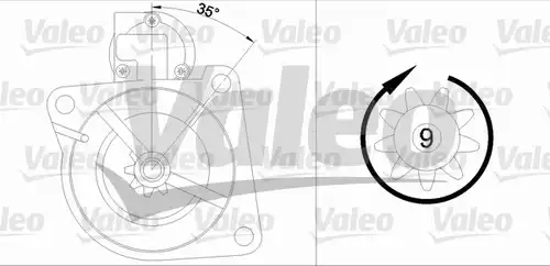 стартер VALEO 436044