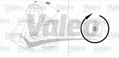 стартер VALEO 436089