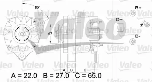 генератор VALEO 436249