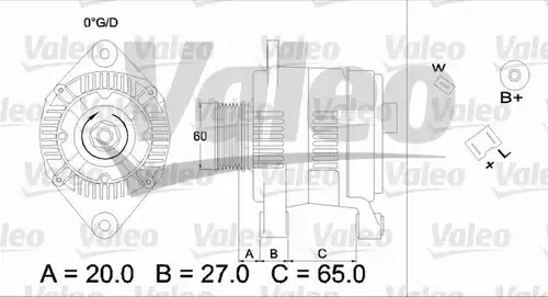 генератор VALEO 436382