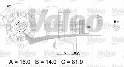 генератор VALEO 436388