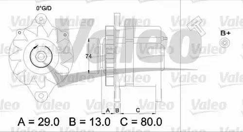 генератор VALEO 436505