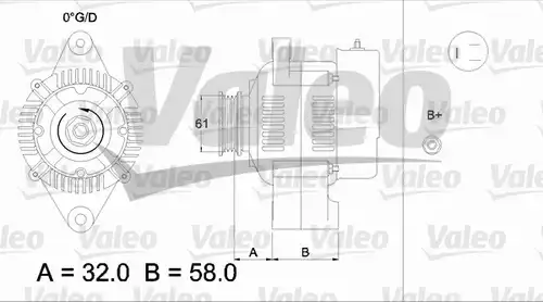 генератор VALEO 436521