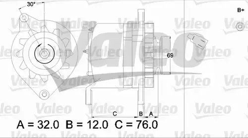 генератор VALEO 436526