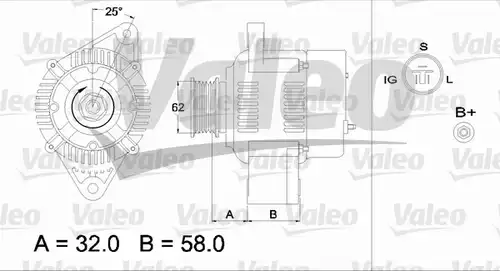 генератор VALEO 436536