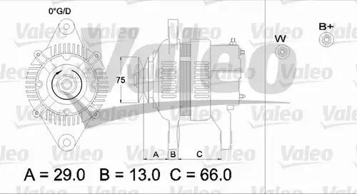 генератор VALEO 436542