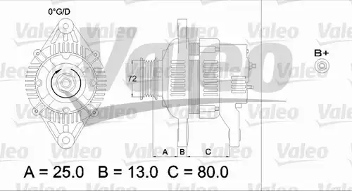 генератор VALEO 436545