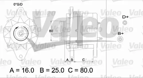 генератор VALEO 436547