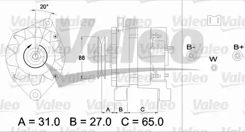 генератор VALEO 436651