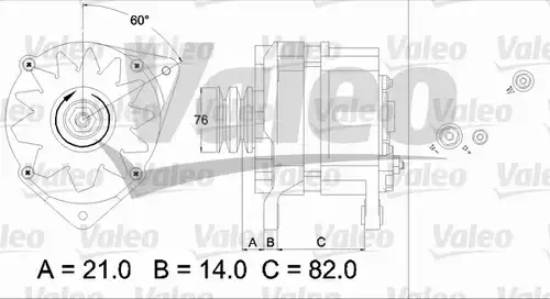 генератор VALEO 436686