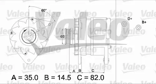 генератор VALEO 436689