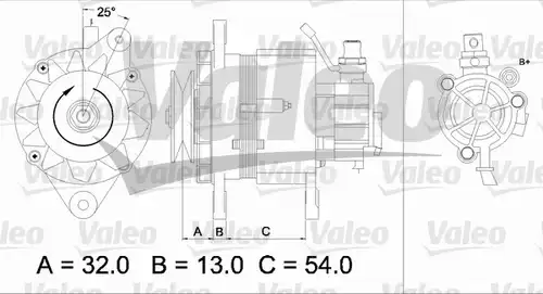 генератор VALEO 437143