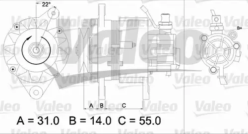 генератор VALEO 437145