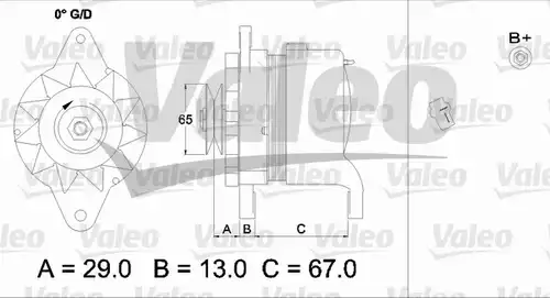 генератор VALEO 437162