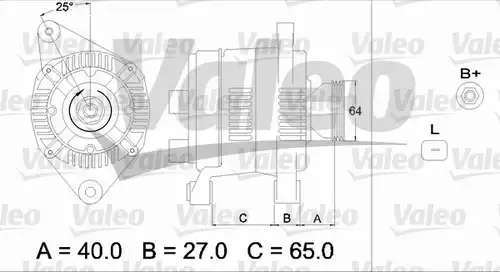 генератор VALEO 437168