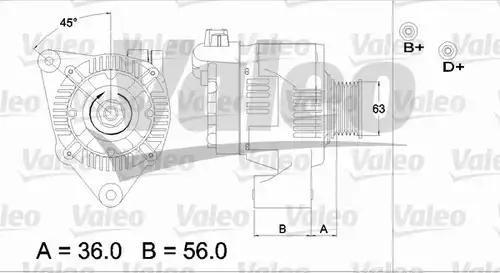 генератор VALEO 437187