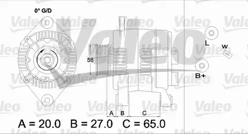 генератор VALEO 437199