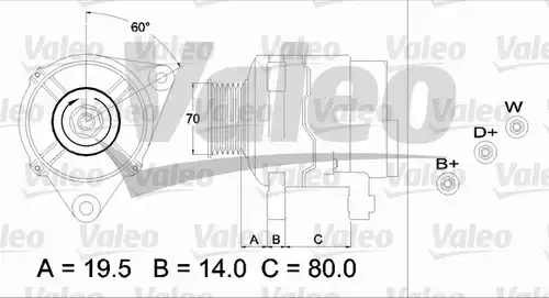 генератор VALEO 437391