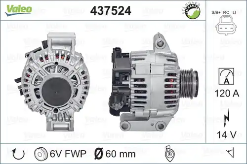 генератор VALEO 437524