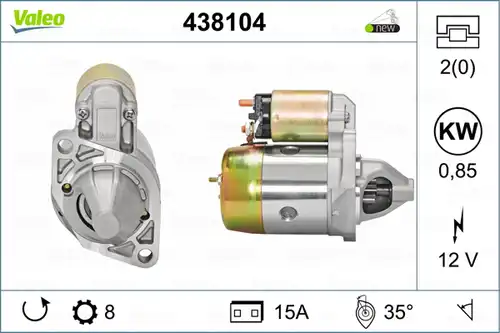 стартер VALEO 438104