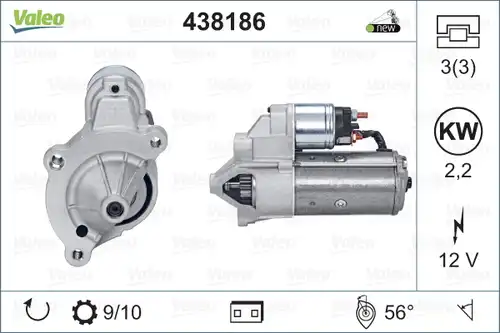 стартер VALEO 438186