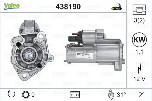 стартер VALEO 438190